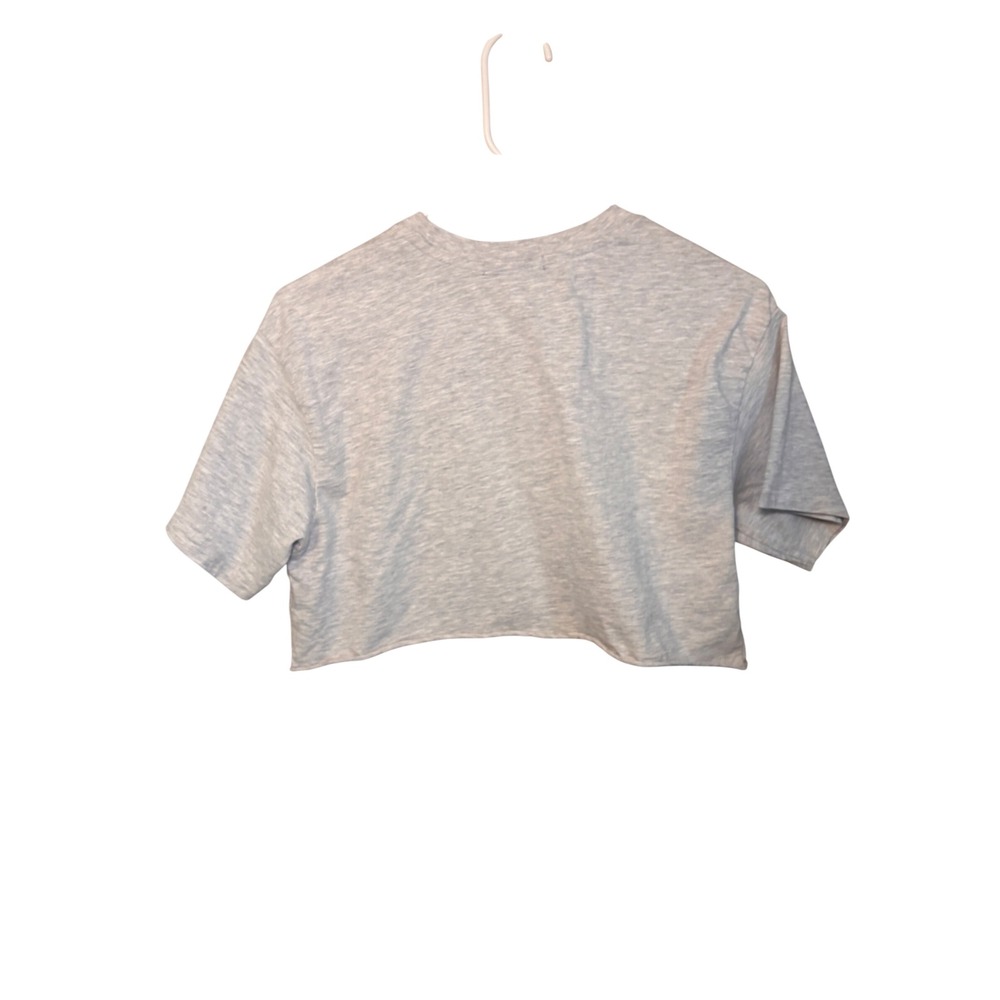 Forever 21 Womens Crop Top S Grey Suck It Up Buttercup Graphic Western Cowgirl - Picture 4 of 7
